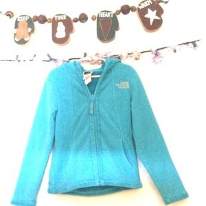 Girls The North Face Blue Fleece Jacket
